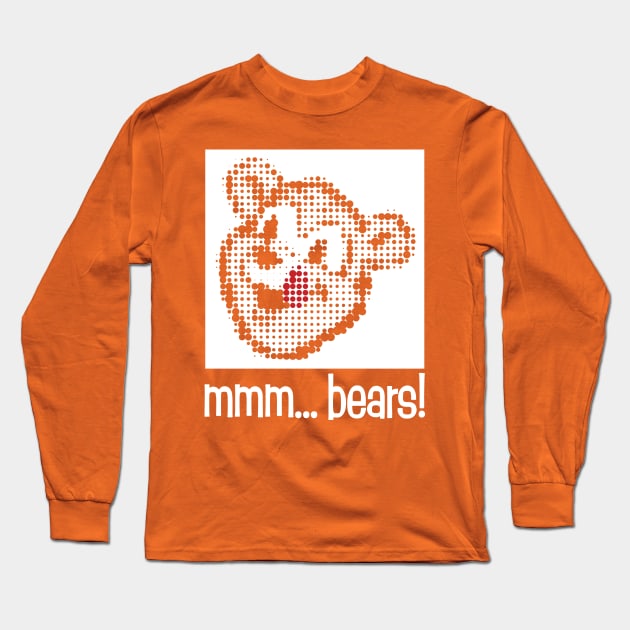 mmm... bears! white cub Long Sleeve T-Shirt by Eugene and Jonnie Tee's
